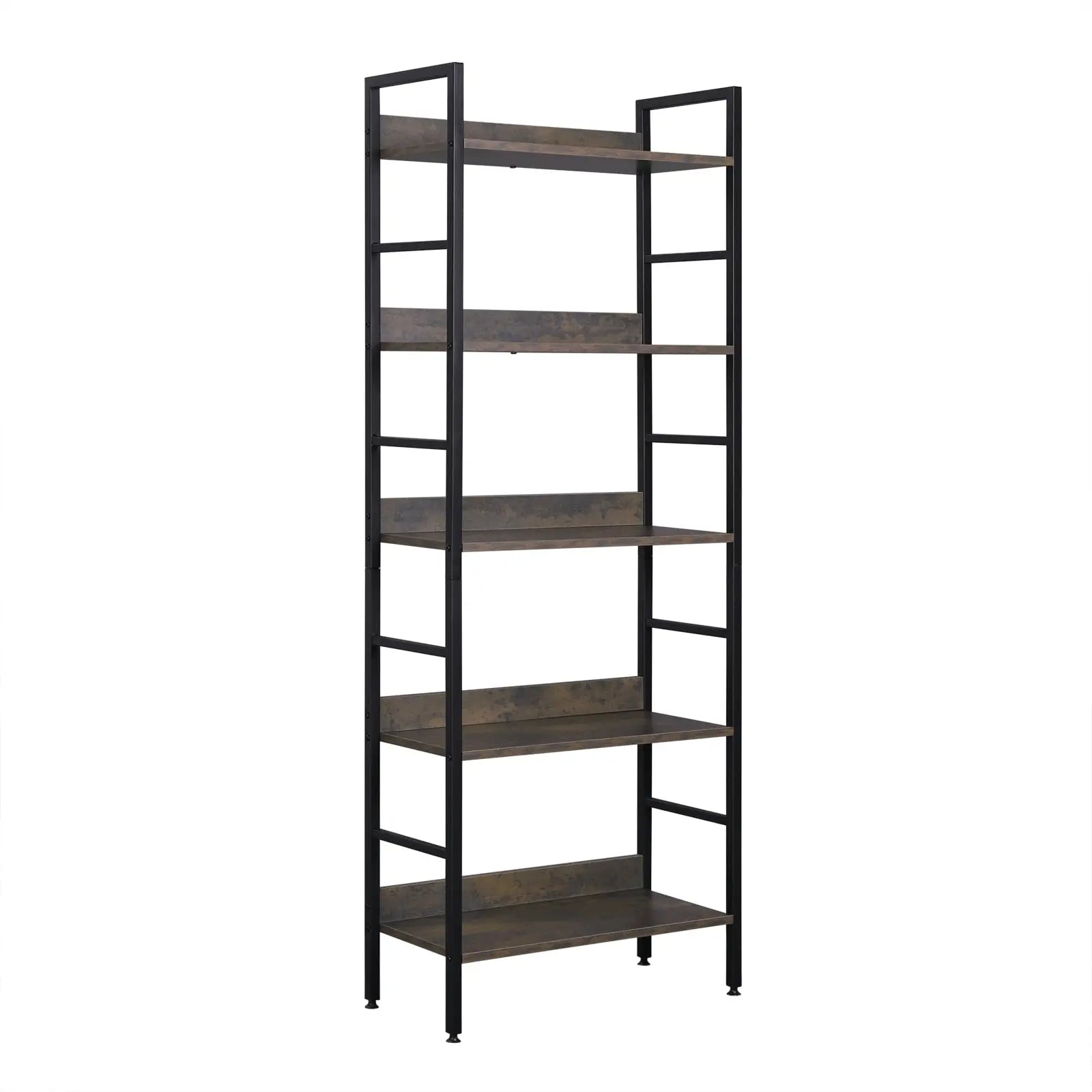 5-Tier Tall Wooden Shelving Unit Genesissocks