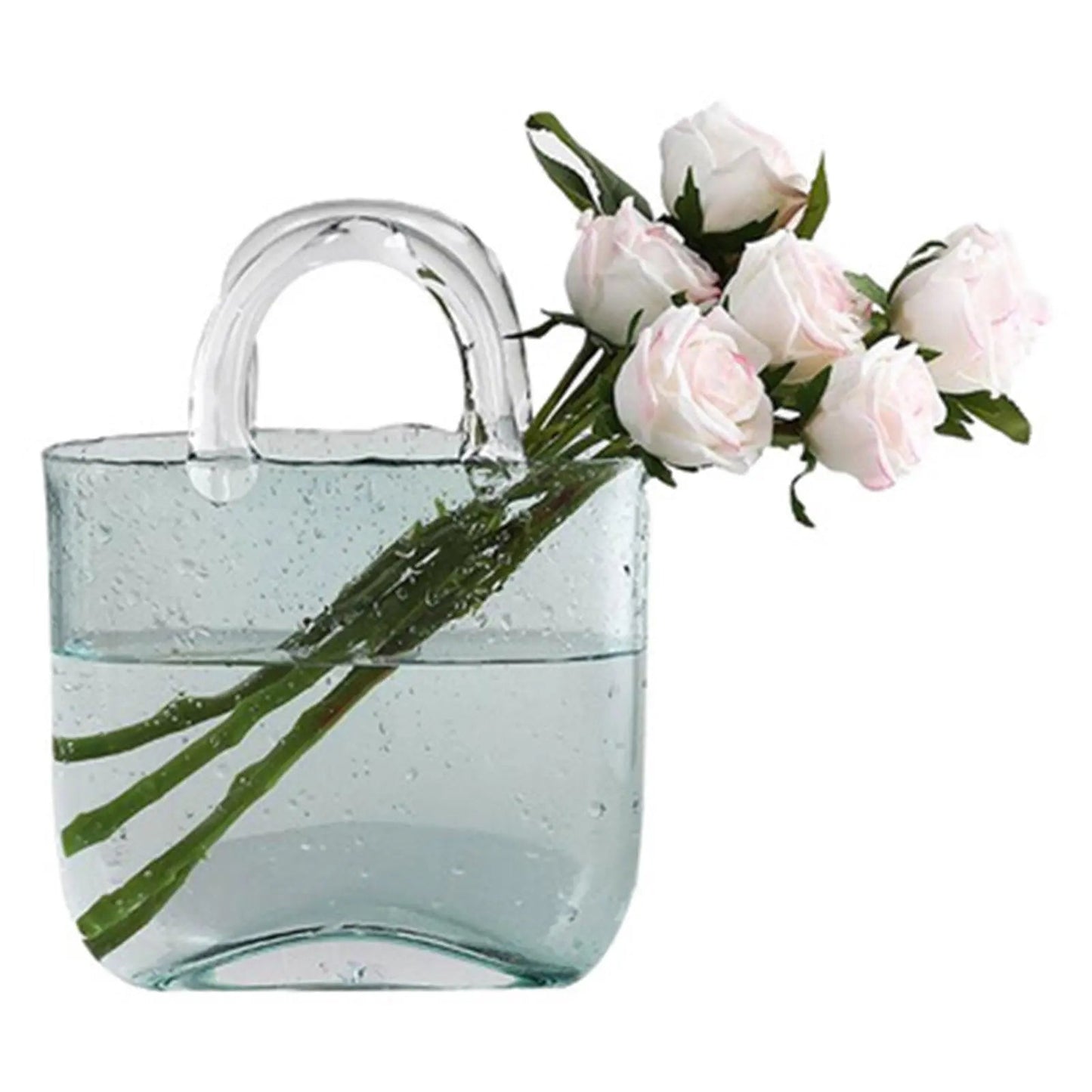 Creative Handbag Shaped Glass Vase Genesissocks