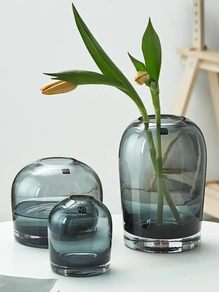 Modern Clear Glass Vase Genesissocks