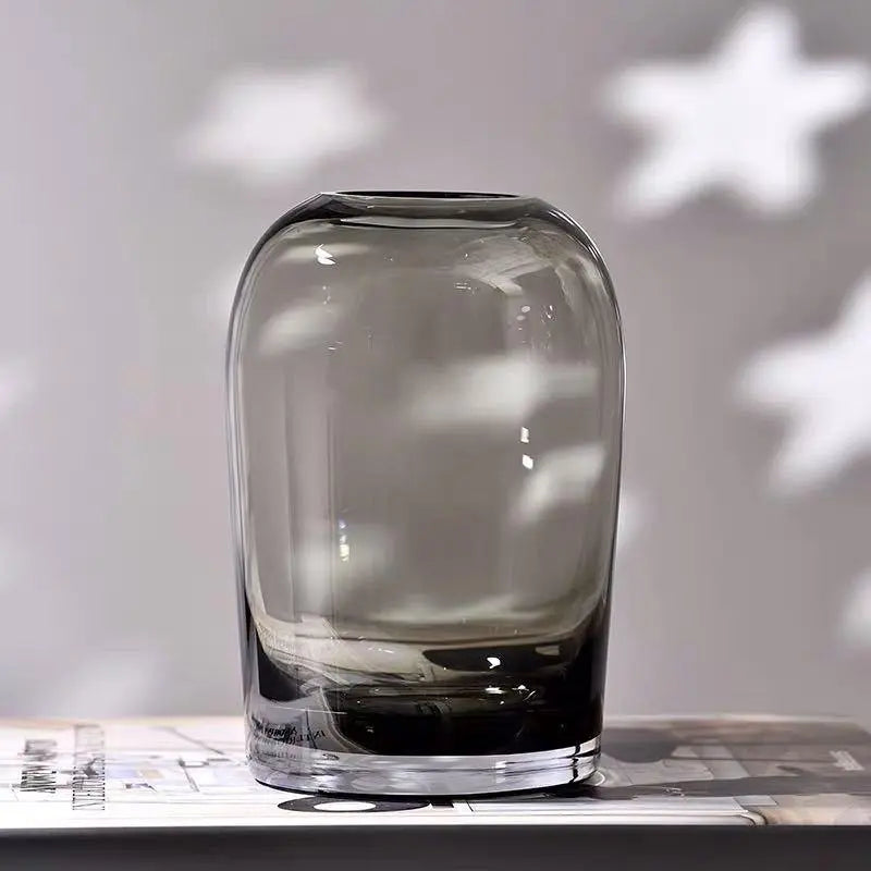 Modern Clear Glass Vase Genesissocks