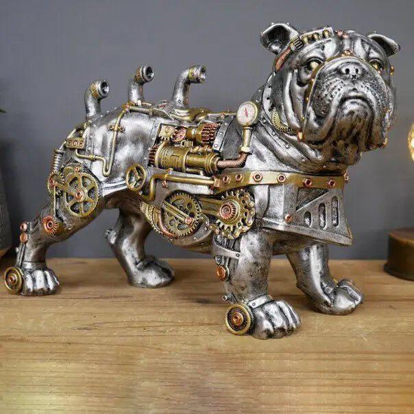 Punk Mech statue Genesissocks - Metallic with intricate detailing-Bulldog-