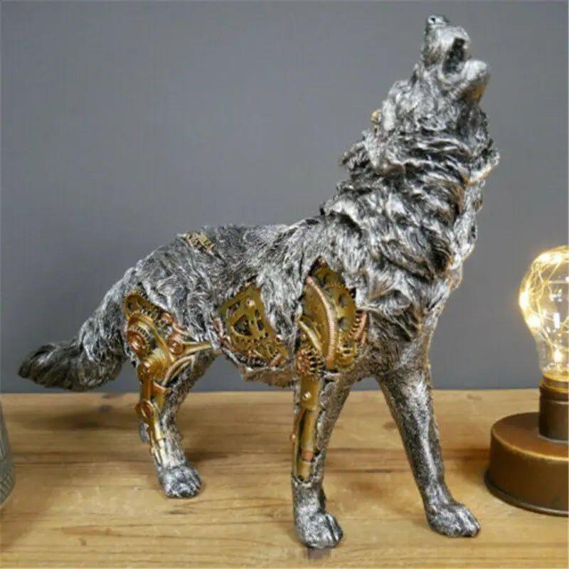 Punk Mech statue Genesissocks - Metallic with intricate detailing-Wolf-