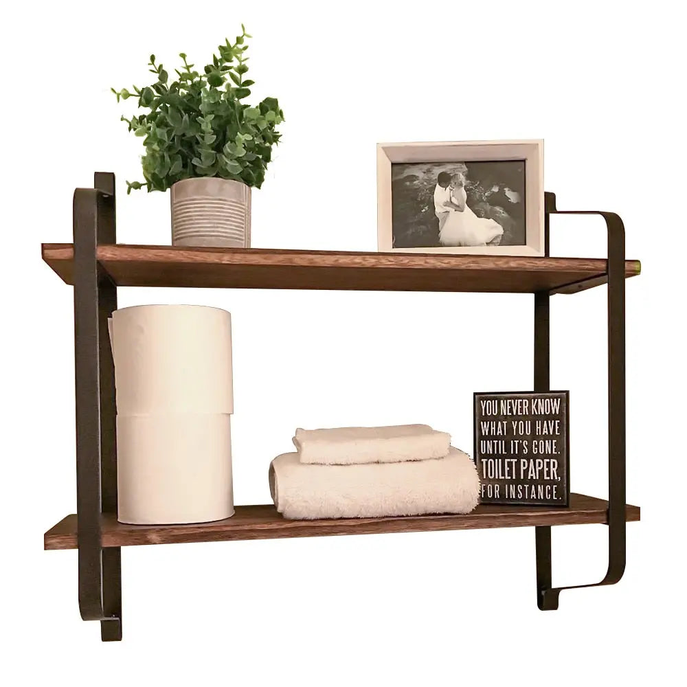 Rustic Industrial Wall Shelf Genesissocks