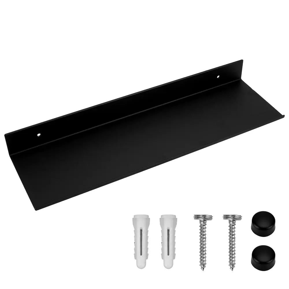 Sleek Aluminum Floating Wall Shelves for Bathroom and Kitchen Genesissocks